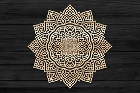 Intra απο ξύλο plywood 3mm-4mm πάχος 3D Mandala για Cricut Δίασταση 30x30 cm INTRAFABR-69583287