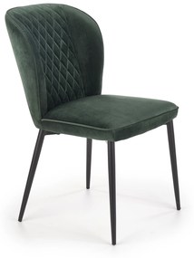 60-21123 K399 chair, color: dark green DIOMMI V-CH-K/399-KR-C.ZIELONY, 1 Τεμάχιο