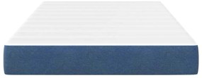 vidaXL Στρώμα Κρεβατιού με στρώμα Μπλε 120 x 190 cm ύφασμα