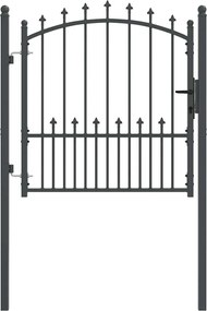 vidaXL Πύλη Φράχτη με Ακίδες EMMEN 100 x 100 cm