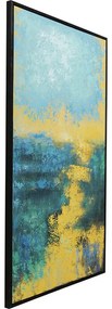 Πίνακας Αφηρημένη Τέχνη Jardin Μπλε Καμβάς Abstract 125x4,7x215,2 εκ. - Μπλε