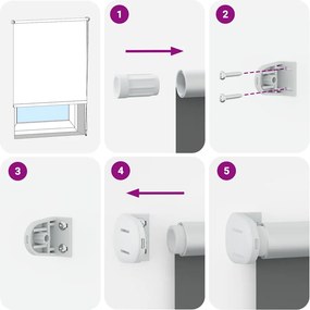 vidaXL Ρολέρ Μπλακάουτ Μπεζ 100x130 cm Πλάτος υφάσματος 95,7 cm