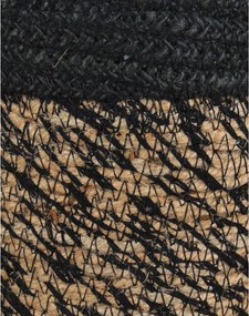 Κασπώ ArteLibre Μαύρο Γιούτα 21x21x15cm Σετ 5Τμχ