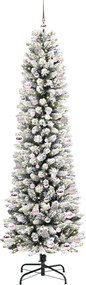 vidaXL Τεχνητό Χριστουγεννιάτικο Δέντρο με 300 LED Λευκό 240 cm