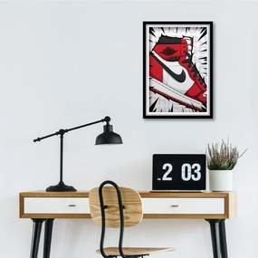 Πόστερ &amp; Κάδρο Red Sneakers KD0500 21x30cm Εκτύπωση Πόστερ (χωρίς κάδρο)