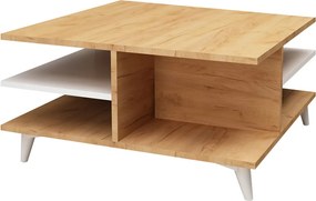 Coffee Table Skull Oak
White