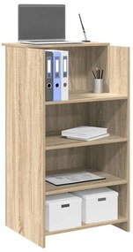 vidaXL Γραφείο Υποδοχής από Ξύλο Sonoma Δρυς 55x50x103,5 εκ. από Τεχνητό Ξύλο