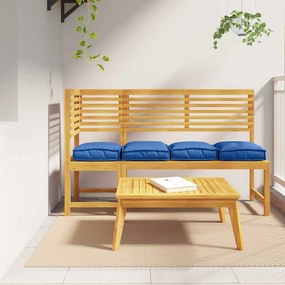 vidaXL Μαξιλάρι 4 pcs Ύφασμα Όξφορντ Βασιλικό Μπλε 40 x 40 x 8 εκ.