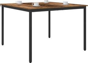 vidaXL Τραπεζαρίες 110 x 110 x 75 cm ΜΕΤΑΛΛΟ