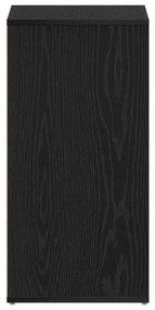vidaXL Παπουτσοθήκη Μαύρη δρυς 60 x 35 x 70 cm Επεξεργασμένο ξύλο