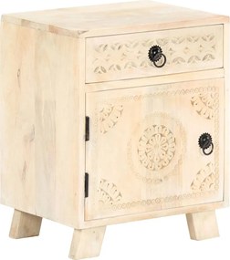 vidaXL Κομοδίνο 40x30x50 εκ. από Μασίφ Ξύλο Μάνγκο