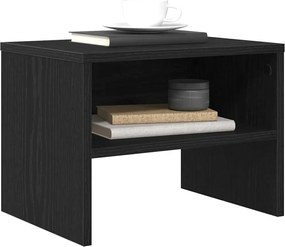 vidaXL Κομοδίνο Μαύρη δρυς 40 x 40 x 30 cm Επεξεργασμένο ξύλο