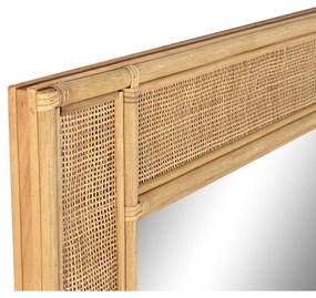 Τοίχο καθρέφτη Home ESPRIT Ανοιχτό καφέ Φυσικό Τροπικό