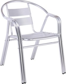 SILVER-II Πολυθρόνα Dining Αλουμινίου   1τμχ