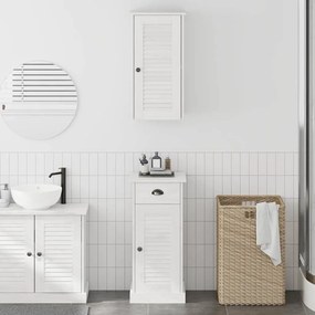 vidaXL Σετ Επίπλων Μπάνιου 2 pcs Καφέ και Λευκό 37 x 34 x 80 εκ
