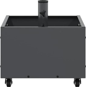 vidaXL Βάση ομπρέλας Ανθρακί 45 x 45 x 45 cm Ατσάλι