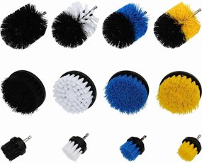 vidaXL Σετ Βούρτσας Αυτοκινήτου Πολύχρωμο συνθετικό ρατάν