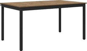 vidaXL Τραπεζαρίες 150 x 78 x 75 εκ ΜΕΤΑΛΛΟ Ορθογώνιος
