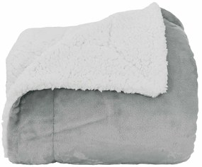 vidaXL Κουβέρτα Γκρι 130 x 150 cm Μαλλί