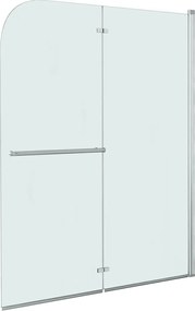 vidaXL Καμπίνα Μπανιέρας με 2 Πάνελ Πτυσσόμενη 120 x 140 εκ. από ESG