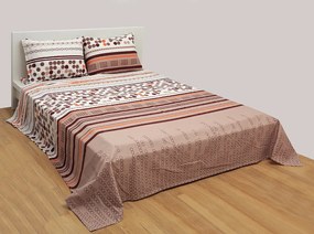 Φανελένια Παπλωματοθήκη Μονή (160x240) Viopros 8656 Μπεζ