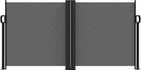 vidaXL Σκίαστρο Πλαϊνό Συρόμενο Ανθρακί 120 x 1000 εκ.