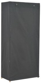 vidaXL Ντουλάπα Γκρι 79 x 40 x 170 εκ. Υφασμάτινη