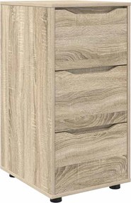 vidaXL Ντουλάπι αποθήκευσης Δρύς Sonoma 40 x 48 x 81 εκ