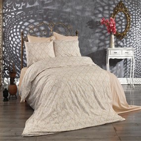 Σεντόνια Οφηλία 275 (Σετ 4τμχ) Beige DimCol Queen Size 240x270cm Cotton-Polyester