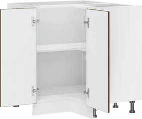 vidaXL Γωνιακό ντουλάπι βάσης κουζίνας Kalmar Καφέ Δρυς Επεξ. Ξύλο