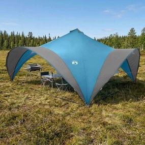 vidaXL Σκηνή Πάρτυ Μπλε 600 x 600 x 400 εκ. Πολυεστέρας και Χάλυβας