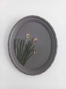 Stewehome οβάλ διακοσμητικό τοίχου από πέτρα 21x17 cm
