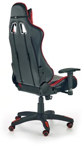 Καρέκλα gaming Houston 320, Κόκκινο, Μαύρο, 126x68x69cm, 22 kg, Με ρόδες, Με μπράτσα, Μηχανισμός καρέκλας: Κλίση | Epipla1.gr