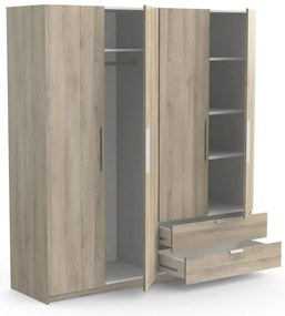 Ντουλάπα τετράφυλλη Erre-Φυσικό