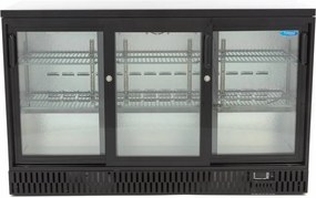 Drinks Fridge - 3 Sliding Doors - 6 Adjustable Shelves