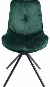 Καρέκλα Mila Πράσινη 51x65x88εκ - Πράσινο
