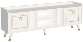 Έπιπλο Τηλεόρασης Ruby 505CRL1723 150x35x55cm White