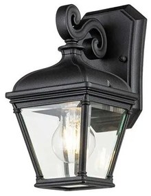 Φανάρι Απλίκα Φωτιστικό Τοίχου 1xE27 Μαύρο IP44 27cm Bayview BAYVIEW-2S-BK Elstead Lighting-BAYVIEW-2S-BK-Μαύρο BAYVIEW-2S-BK