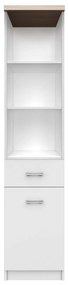 Top Mix Ραφιέρα 40x33x183cm Λευκή-Σονόμα TO-TOPREG1D1SW