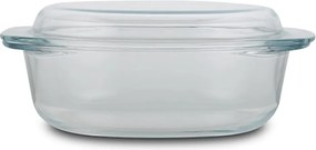 Σκεύος πυρίμαχο με καπάκι από γυαλί  3.5L