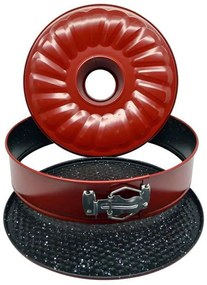 Φόρμα Διαιρούμενη Αντικολλητική 799961 28x6,8cm Red-Black Ankor Aluminium