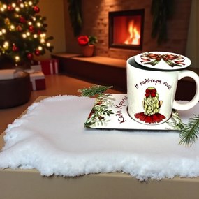 Κούπα για την Νονά ξανθιά - Κούπα σετ με σουβέρ