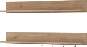 Ράφι Τοίχου Καρυδί ACRU 120x14.8x15