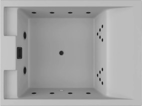 Queen SPA 2,15 x 1,60 - ENERGY, Velour Light Grey