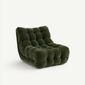 Καπιτονέ πολυθρόνα από βελούδινο chenille, Jud