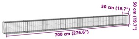 ΣΥΡΜΑΤΟΚΙΒΩΤΙΟ ΜΕ ΚΑΛΥΜΜΑ 700X50X50 ΕΚ. ΑΠΟ ΓΑΛΒΑΝΙΣΜΕΝΟ ΧΑΛΥΒΑ 3295138