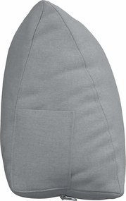 vidaXL Μαξιλάρι Πλάτης Ανοιχτό γκρι 60 x 50 x 20 cm ύφασμα