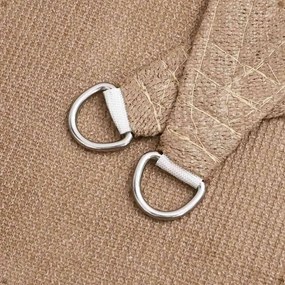 vidaXL Πανί Σκίασης Taupe 5 x 7 x 7 μ. από HDPE 160 γρ./μ²