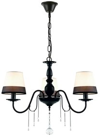 Φωτιστικό Κρεμαστο Aca EG167283PBW MULAN Μαύρο Ματ (Black Mat)