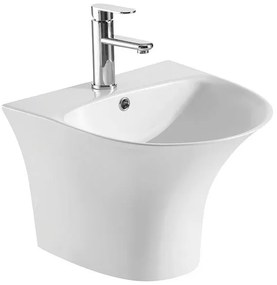 Pyramis Semeli Νιπτήρας Κρεμαστός Λευκός 470 x 460 x 370mm